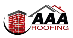 AAA Roofing NJ logo featuring a stylized roof and company name.